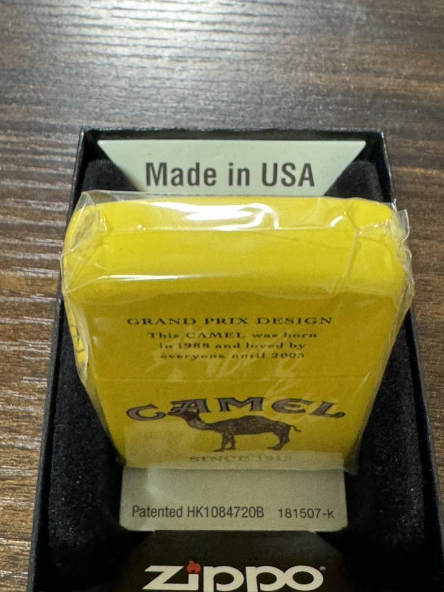 zippo CAMEL SINCE 1913 限定品 キャメル イエロー 2020年製 YELLOW ラクダ 両面デザイン 当選品 総選挙 デットストック ケース 保証書_画像5