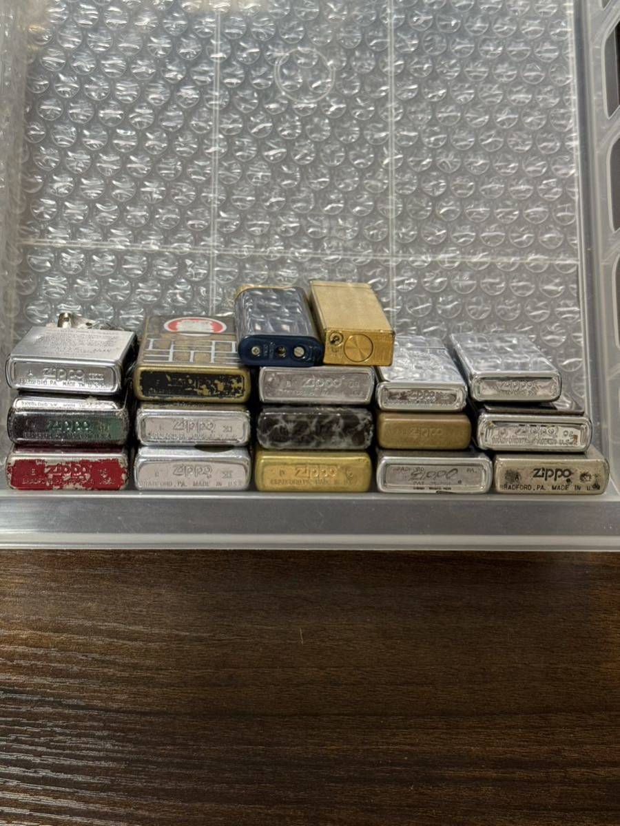 zippo おまとめ17点 年代物 含む ゴールド ダブルイヤー ベトナム ジッポー 1965年製 希少刻印 ダンヒル ピース JT danhill Peace_画像5