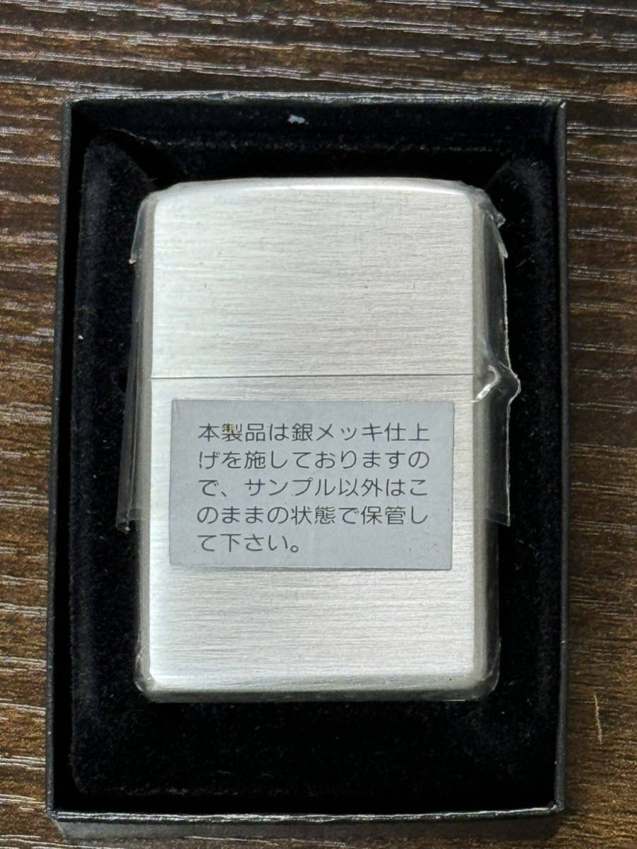 zippo Symboli Kris S 2002 HORSE OF THE YEAR シンボリクリスエス 競馬 年代物 2002年製 BIRTHDAY 1999.1.21 銀メッキ仕上げ JRA 競走馬_画像3
