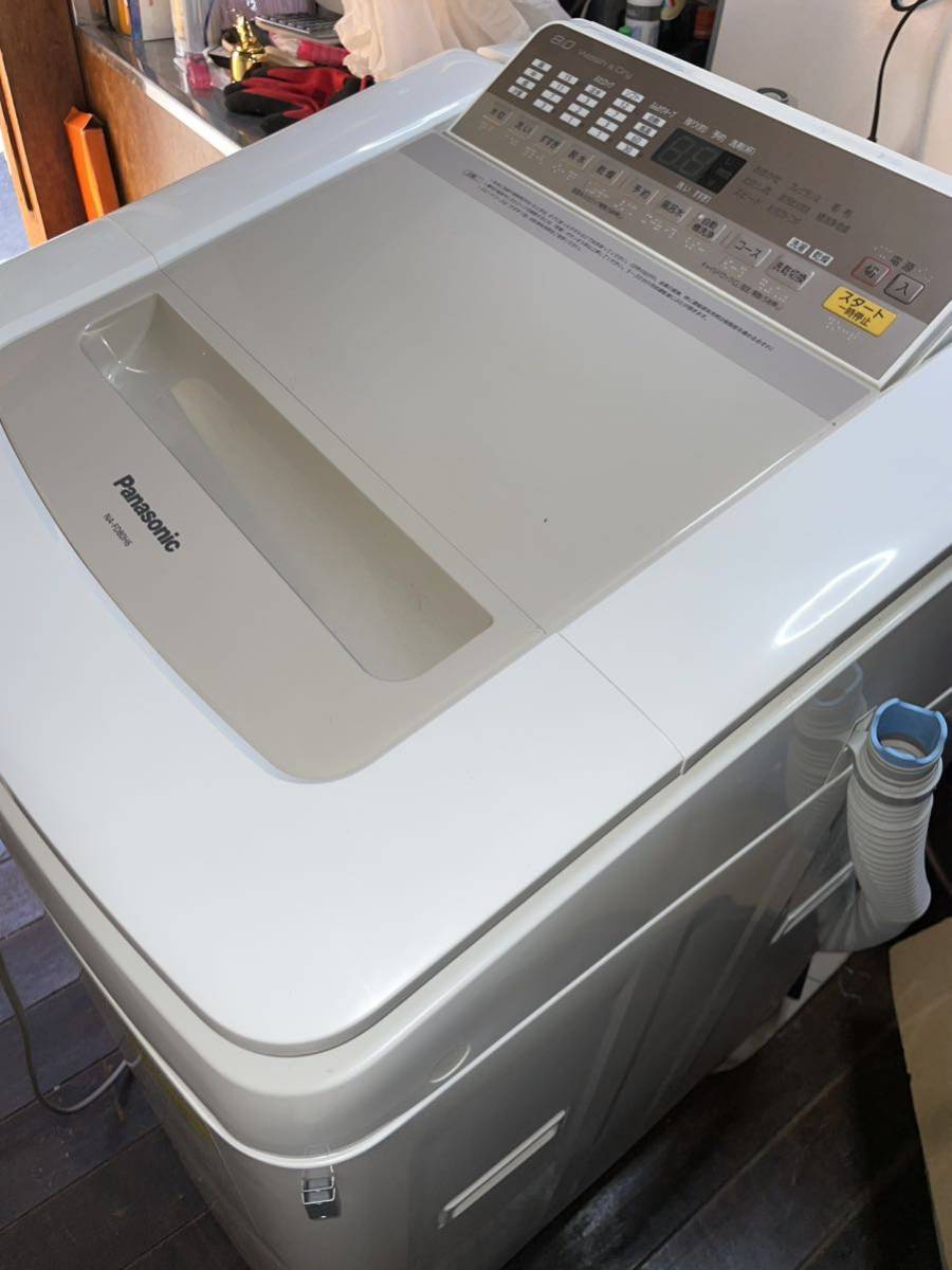 ★19年製★ Panasonic NA-FD80H6-N 電気洗濯乾燥機　洗濯機　乾燥機　パナソニック_画像1