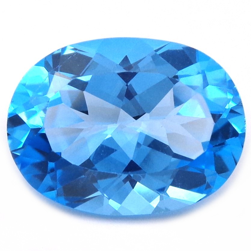 最新情報 19.68ct ルース apf365☆ブルートパーズ 約19.7mm×約14.7mm アクセサリー制作に♪■NK623 高さ約9.3mm トパーズ