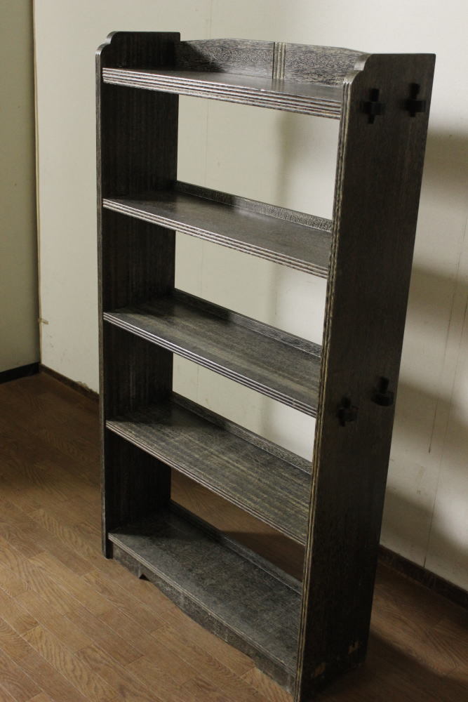  new arrival! Showa Retro! old simple .. stop. bookcase bookcase / old Japanese-style house / old furniture / store furniture / Vintage / antique / display shelf / open rack 