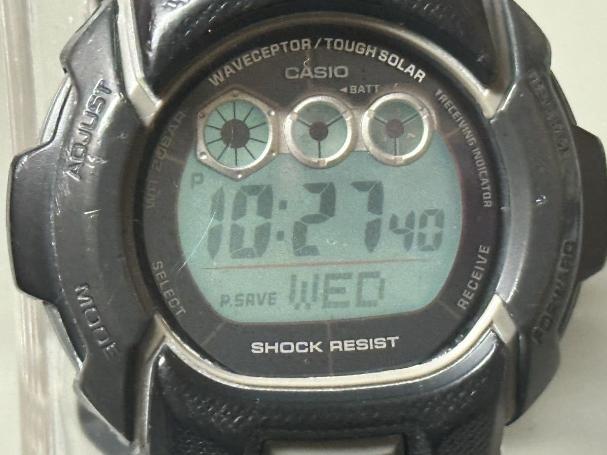 1円〜◆CASIO カシオ G-SHOCK Gショック The G ソーラー電波時計 GW-002J デジタル メンズ腕時計 稼働品_画像9