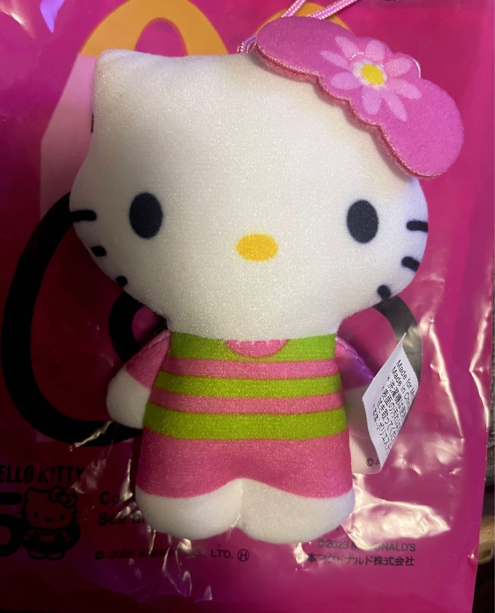 ハッピーセット キティちゃん ストライプフラワー|Yahoo!フリマ ハッピーセット キティちゃん ストライプフラワー|Yahoo!フリマ