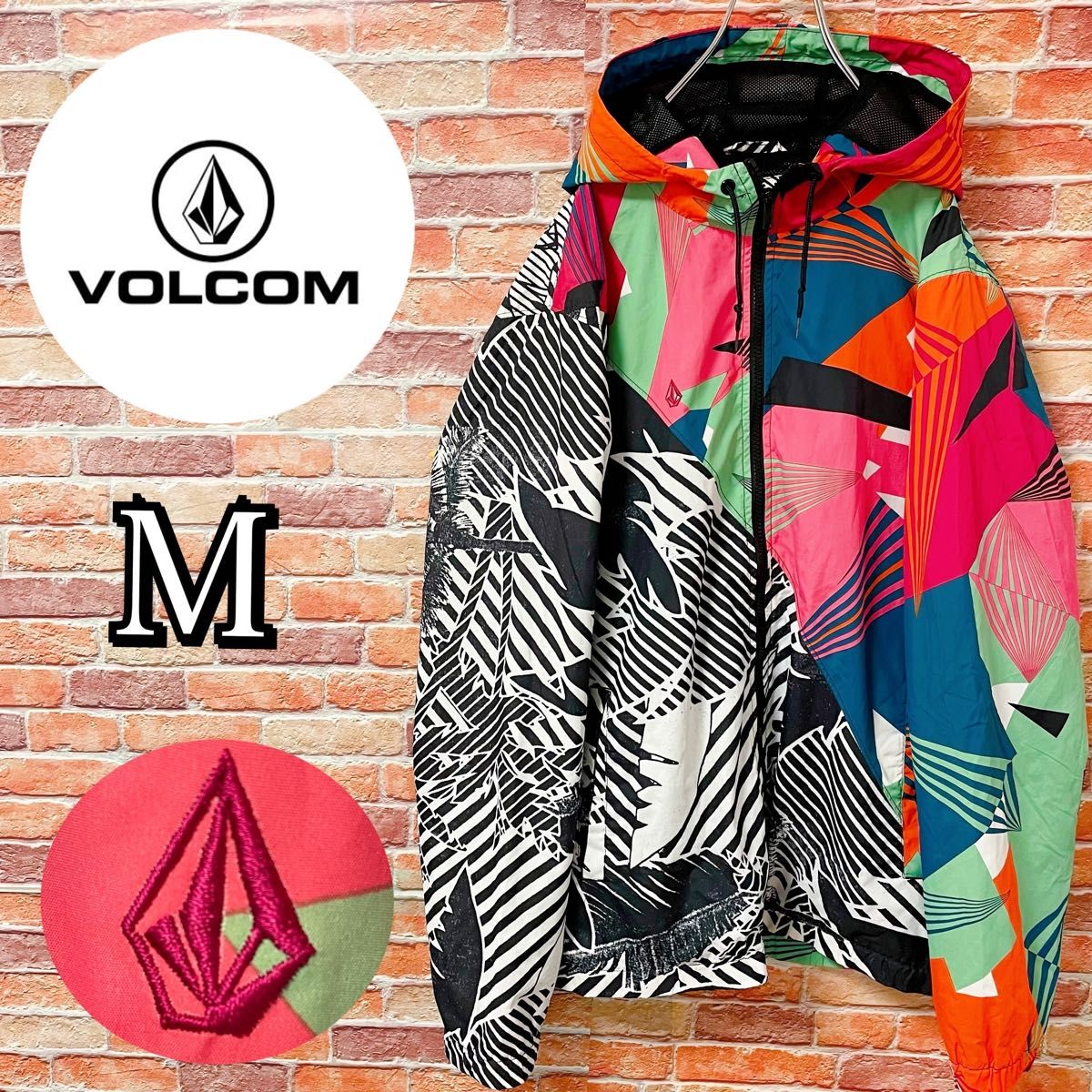 激レア VOLCOM クレイジーカラーパーカー カラフル 派手 奇抜 激レア VOLCOM クレイジーカラーパーカー カラフル 派手 奇抜