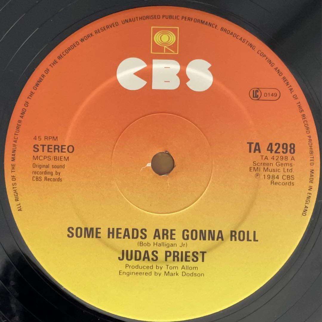 【英国盤12”シングル】JUDAS PRIEST ジューダス・プリースト - Some Heads Are Gonna Roll_画像3