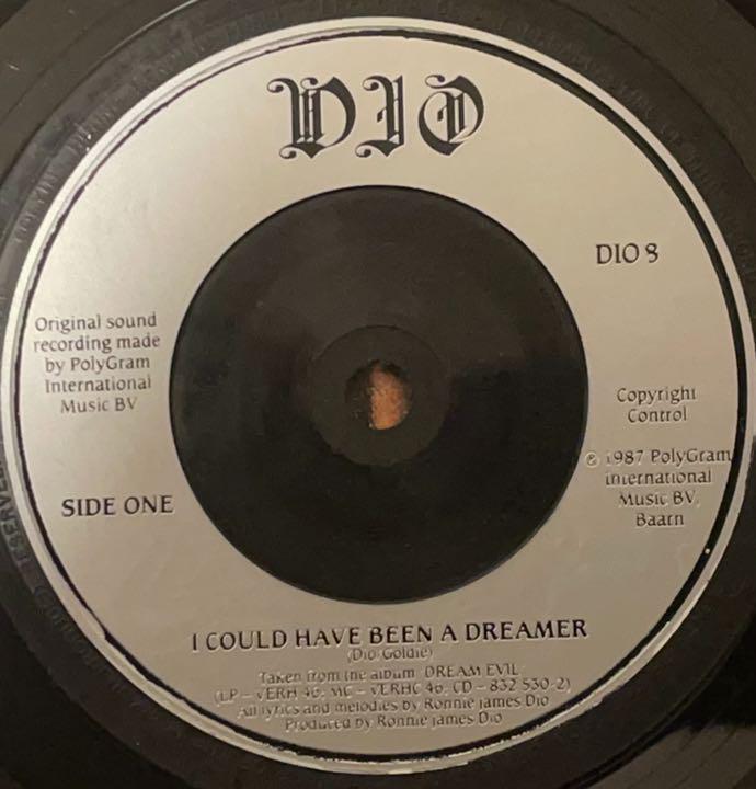 【中古シングルレコード】ディオ・Dio I Could Have Been a Dreamer　英国盤_画像3