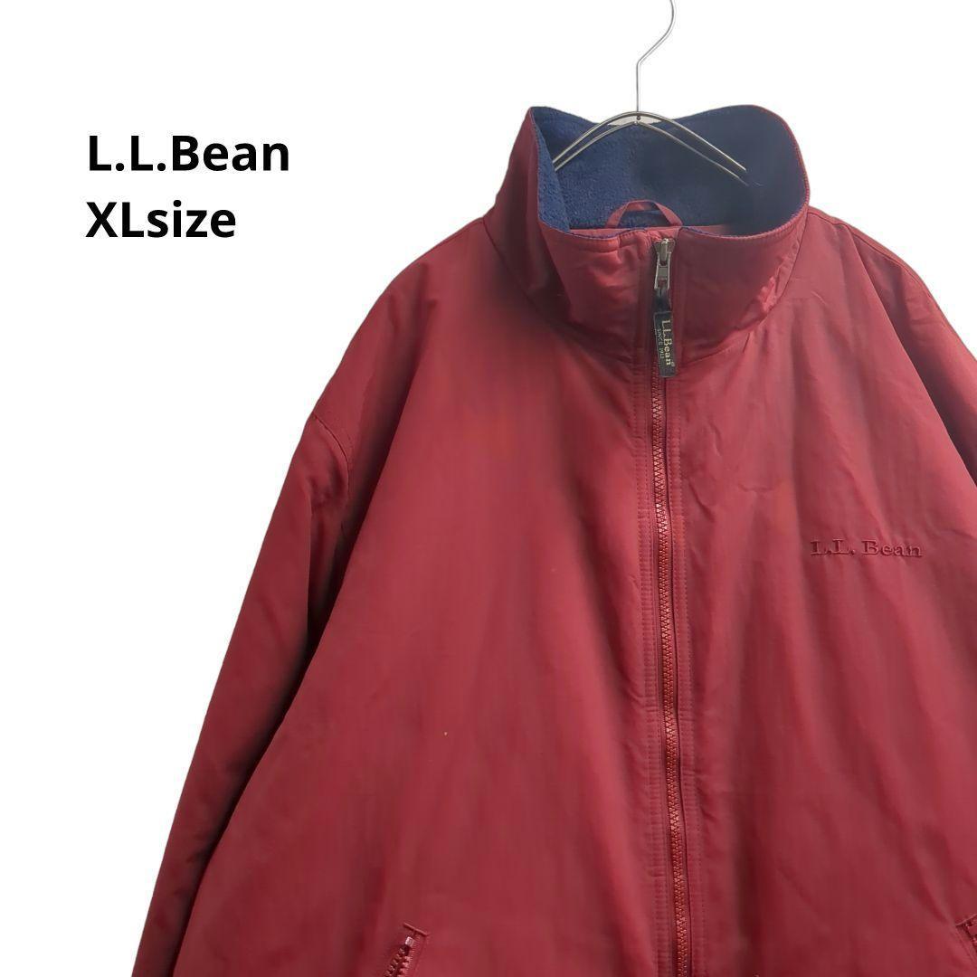 売れ筋商品 L.L.Bean メンズXL赤　a39 アウトドアブルゾンジャケット　 男性用