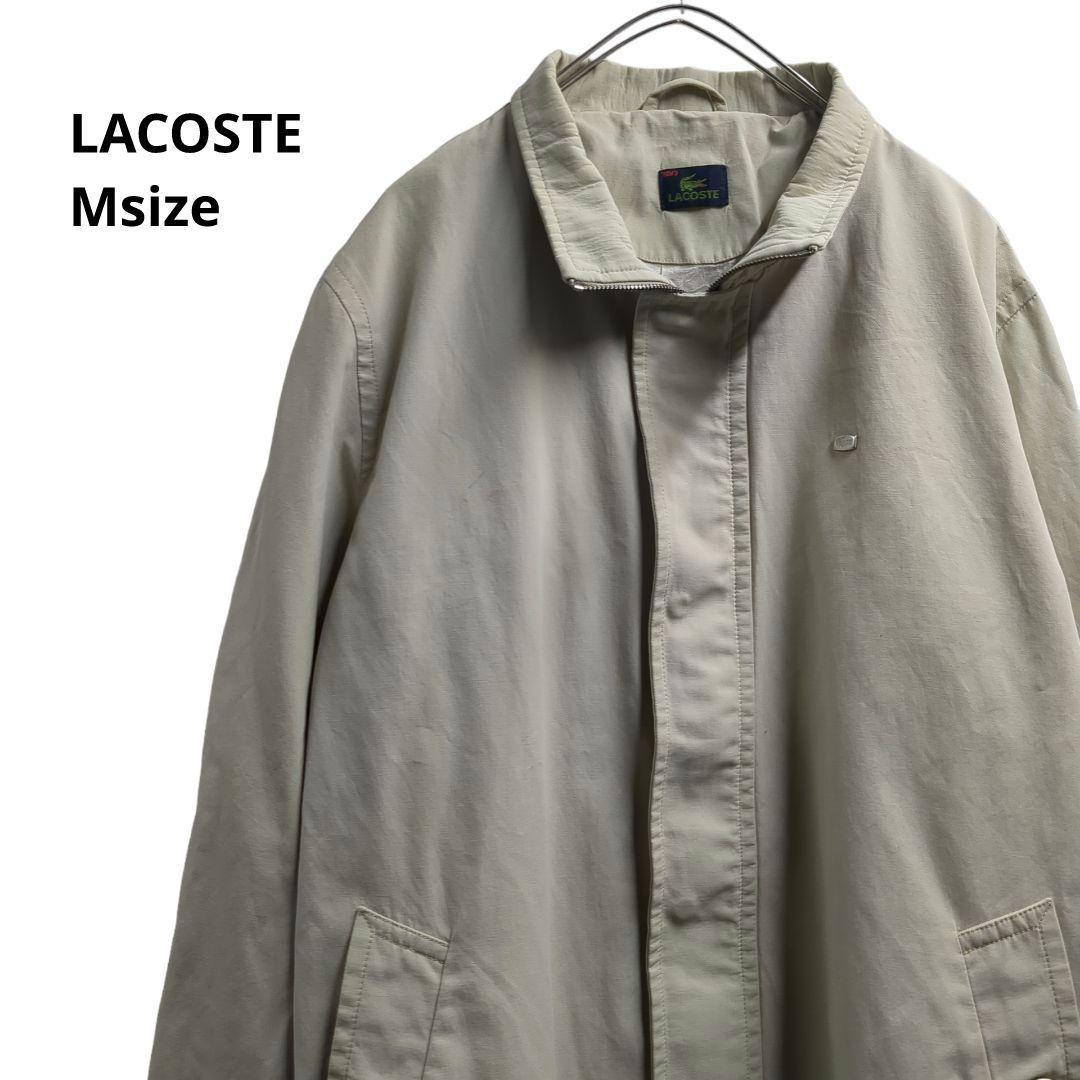 LACOSTE ステンカラーコート/ジャケット ベージュ　メンズM-L a31