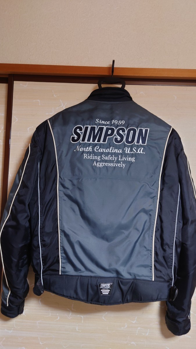 シンプソン SIMPSON ライディングジャケット ライダースジャケット ジャケットLサイズ_画像5