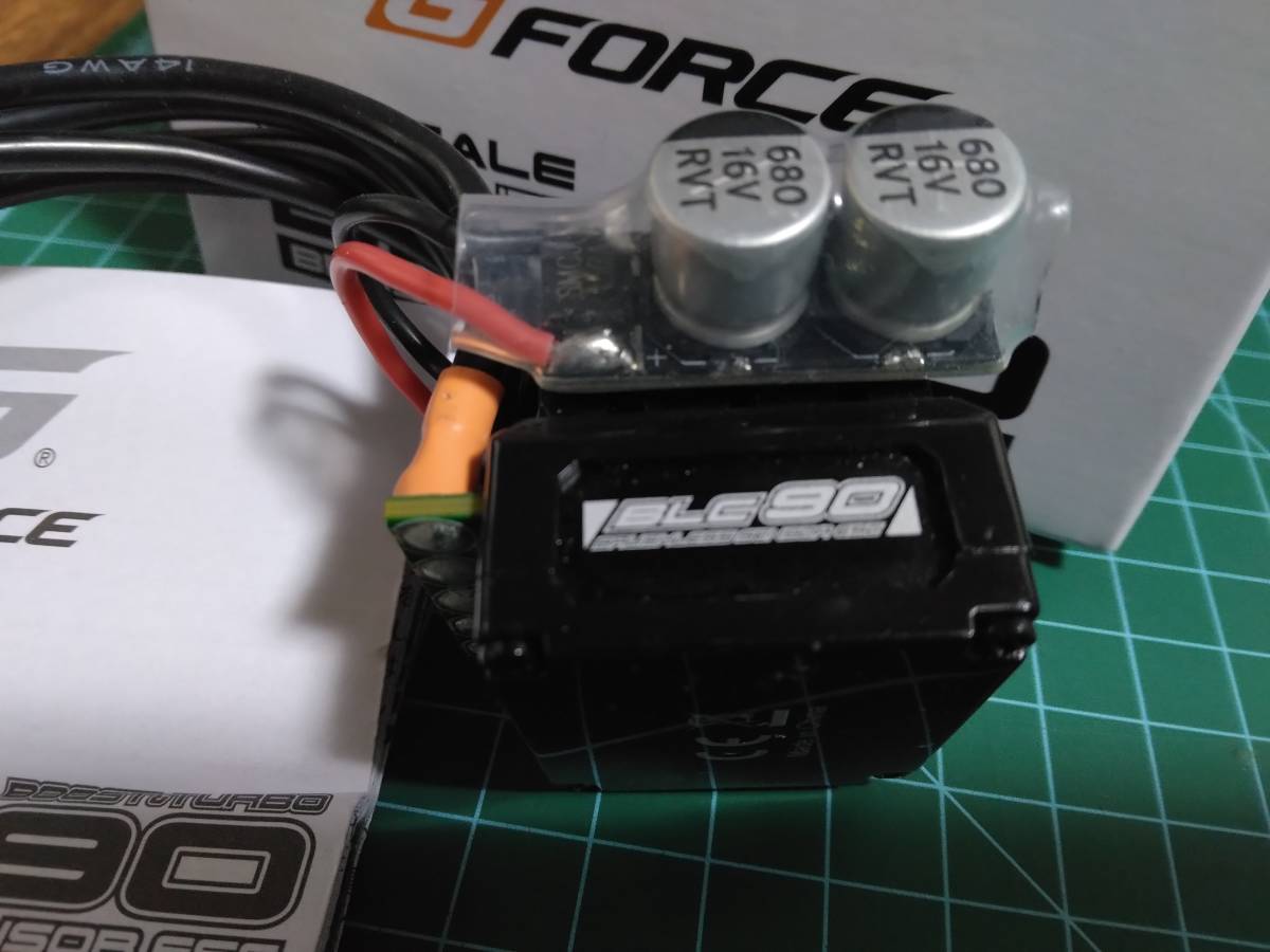 ジーフォース G FORCE BLC90 ESC 中古美品　PROGBOX G0017 おまけ付き　９８０円〜売切り　ターボ ブースト　TT-01　TT-02 ケツカキ_画像4