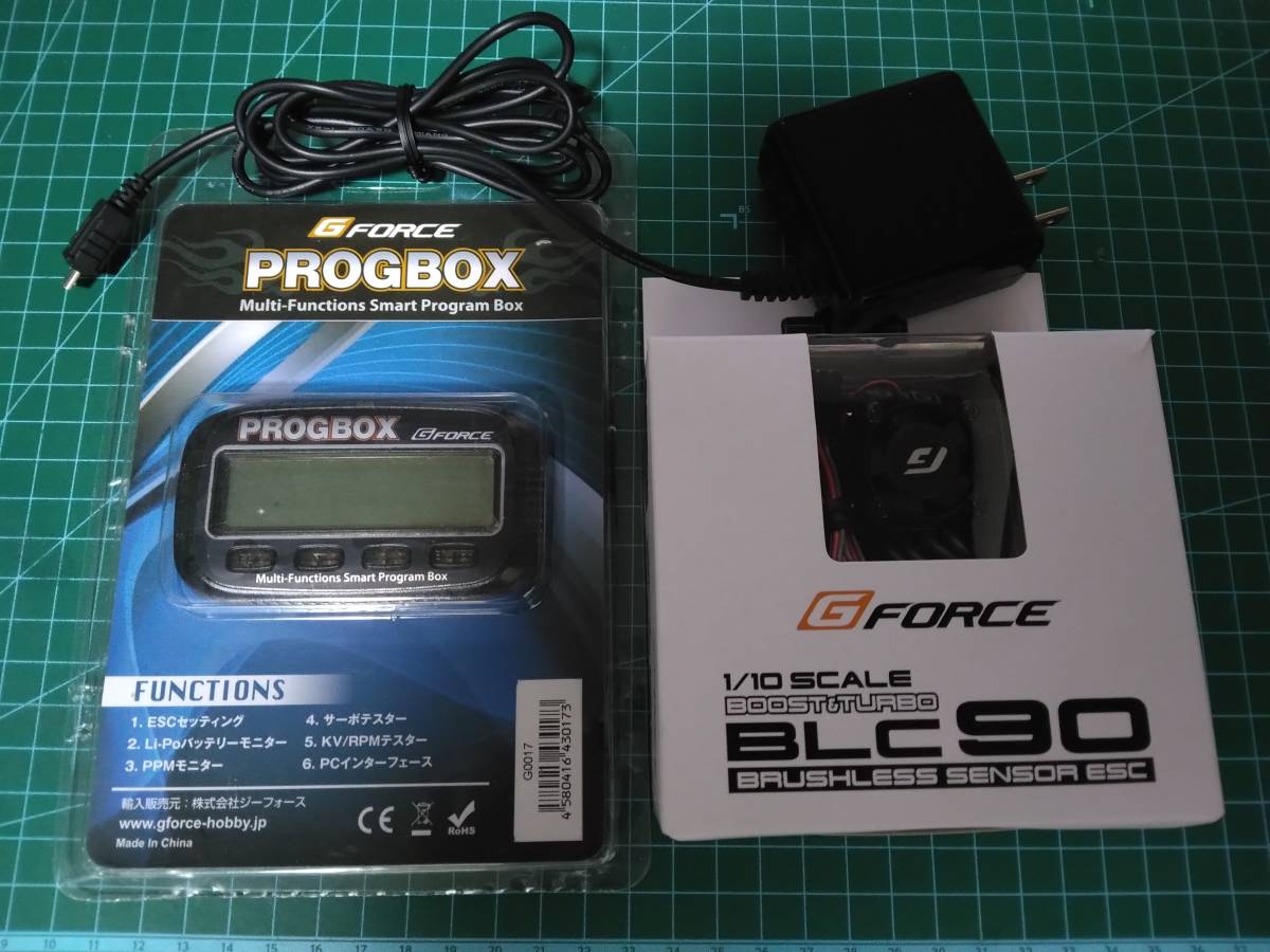 ジーフォース G FORCE BLC90 ESC 中古美品　PROGBOX G0017 おまけ付き　９８０円〜売切り　ターボ ブースト　TT-01　TT-02 ケツカキ_画像9