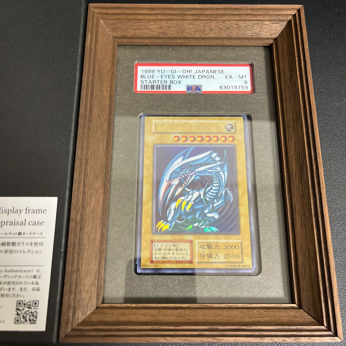 遊戯王 カード 青眼の白龍 初期 PSA6 PSA 鑑定ケース UVカット 遊戯王 カード 青眼の白龍 初期 PSA6 PSA 鑑定ケース UVカット