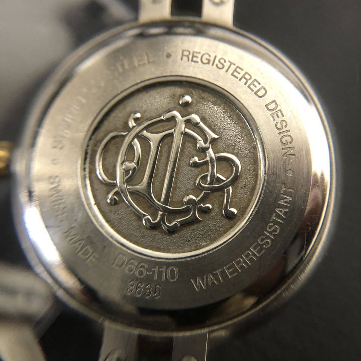 (C120413) DIOR 腕時計 D66-110 レディース クォーツ 66-110 ディオール クリスチャンディオール ChristianDior ヴィンテージ 時計_画像2