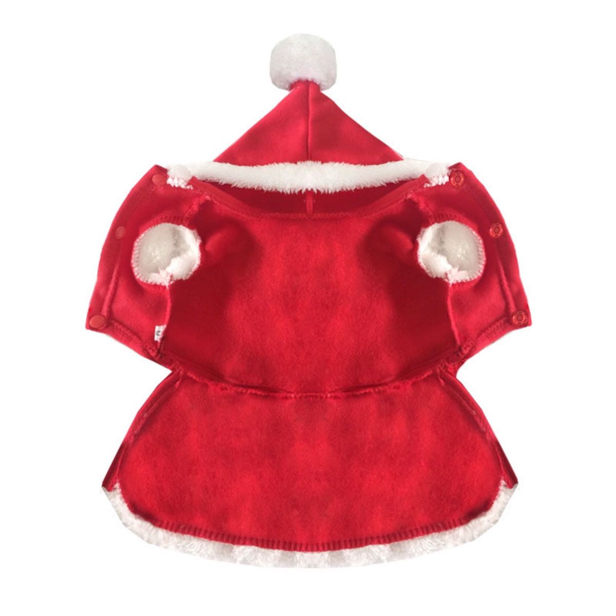 クリスマス 犬  猫 服 サンタクロース仮装 秋冬用 トイプードル ペット 赤い厚いドレスかわいい子犬ホリデー 赤 レッド 犬服