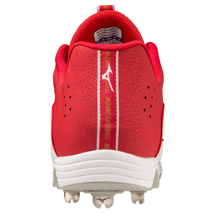 【送料無料】 Mizunoミズノ 9-SPIKE AMBITION 3 LOW MENS METAL BASEBALL CLEAT 野球 スパイク mi320682re-wh10.5