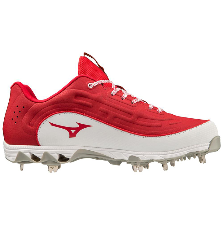 【送料無料】 Mizunoミズノ 9-SPIKE AMBITION 3 LOW MENS METAL BASEBALL CLEAT 野球 スパイク mi320682re-wh10.5