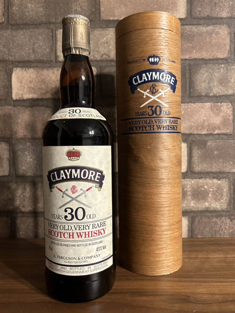 CLAYMORE VERY OLD, VERY RARE SCOTCH WHISKY YEARS 30OLD クレイモア スコッチウイスキー 30年 古酒 _画像1