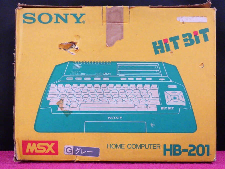 SONY HB-201 MSX 本体 HIT BIT 箱付き ＊ジャンク品【GH】_画像1