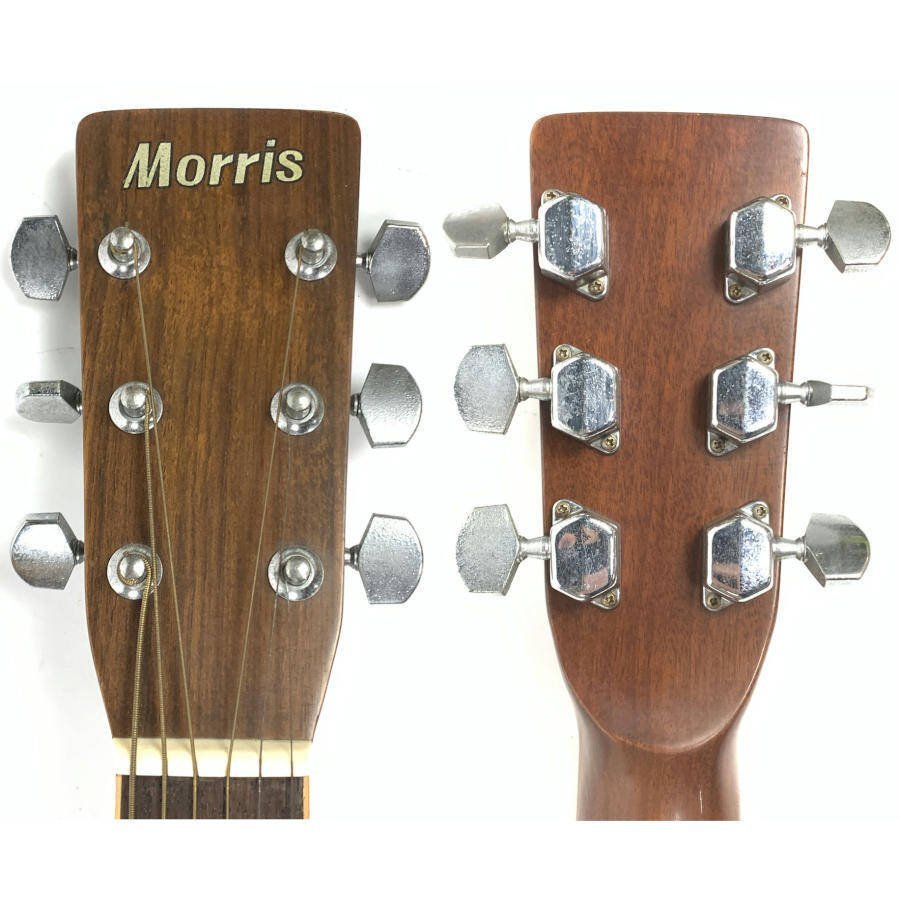 Morris モーリス MD-505 アコースティックギター シリアルNo.104307 日本製 ソフトケース付き★現状品_画像6