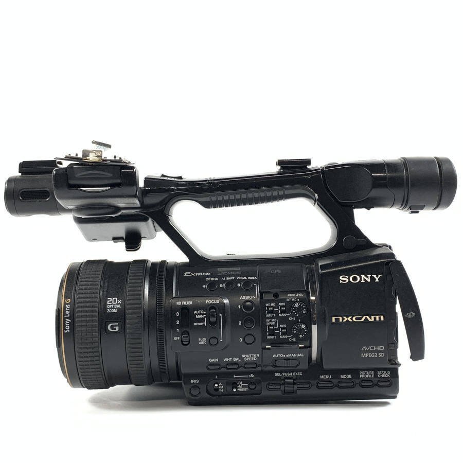 SONY ソニー HXR-NX5J/1 デジタルビデオカメラ キャリングバッグ付き●ジャンク品【TB】_画像2