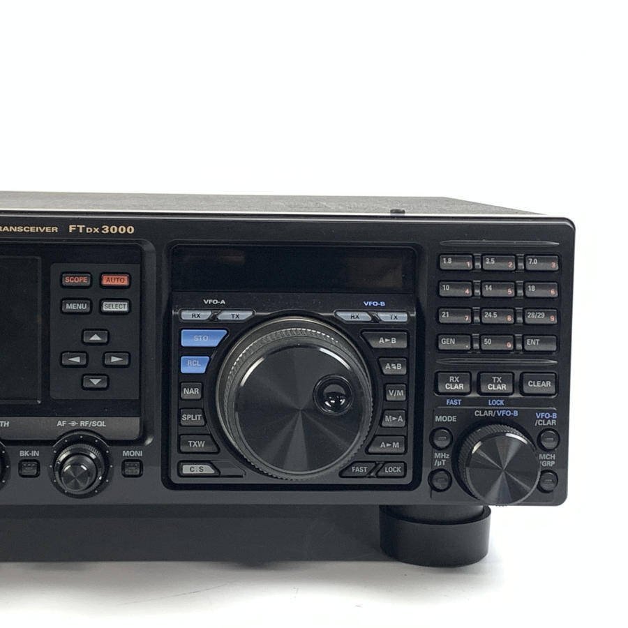 YAESU 八重洲無線 FTDX3000 HF/50MHz トランシーバー DCコード マイク付き◇ジャンク品_画像4