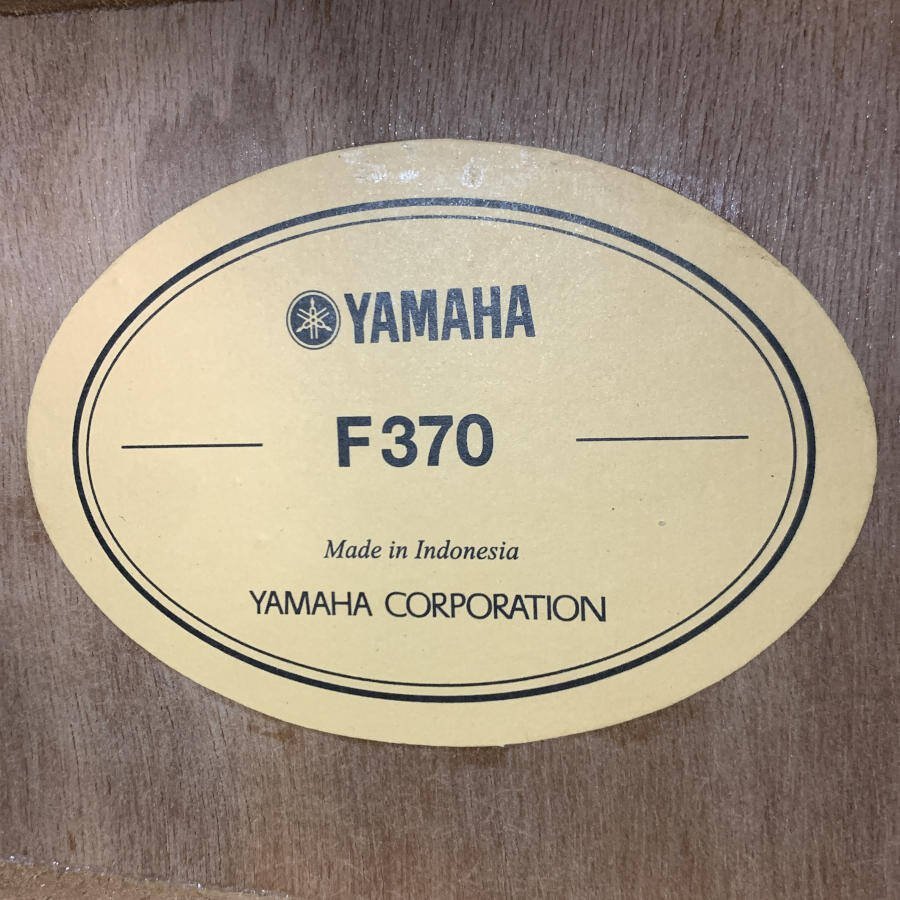 YAMAHA ヤマハ F370 アコースティックギター シリアルNo.HMZ217224 サンバースト系★現状品_画像10