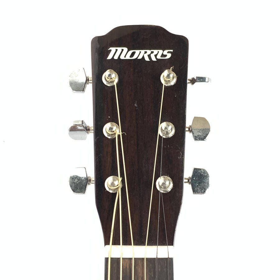 Morris モーリス L-A1NAT ミニアコースティックギター シリアルNo.05040980 ナチュラル系★現状品_画像6
