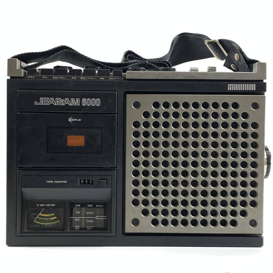 三菱電機 ジーガム JEAGAM JR-6000 ラジカセ ACコード付き◆現状品_画像2