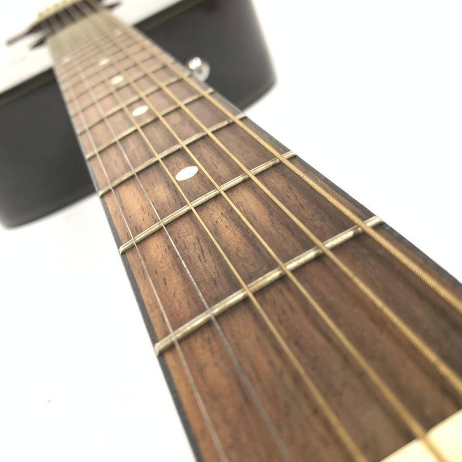 Fender フェンダー CD-60 BLK アコースティックギター シリアルNo.CSG08000293 黒系 ハードケース付き★ジャンク品_画像5