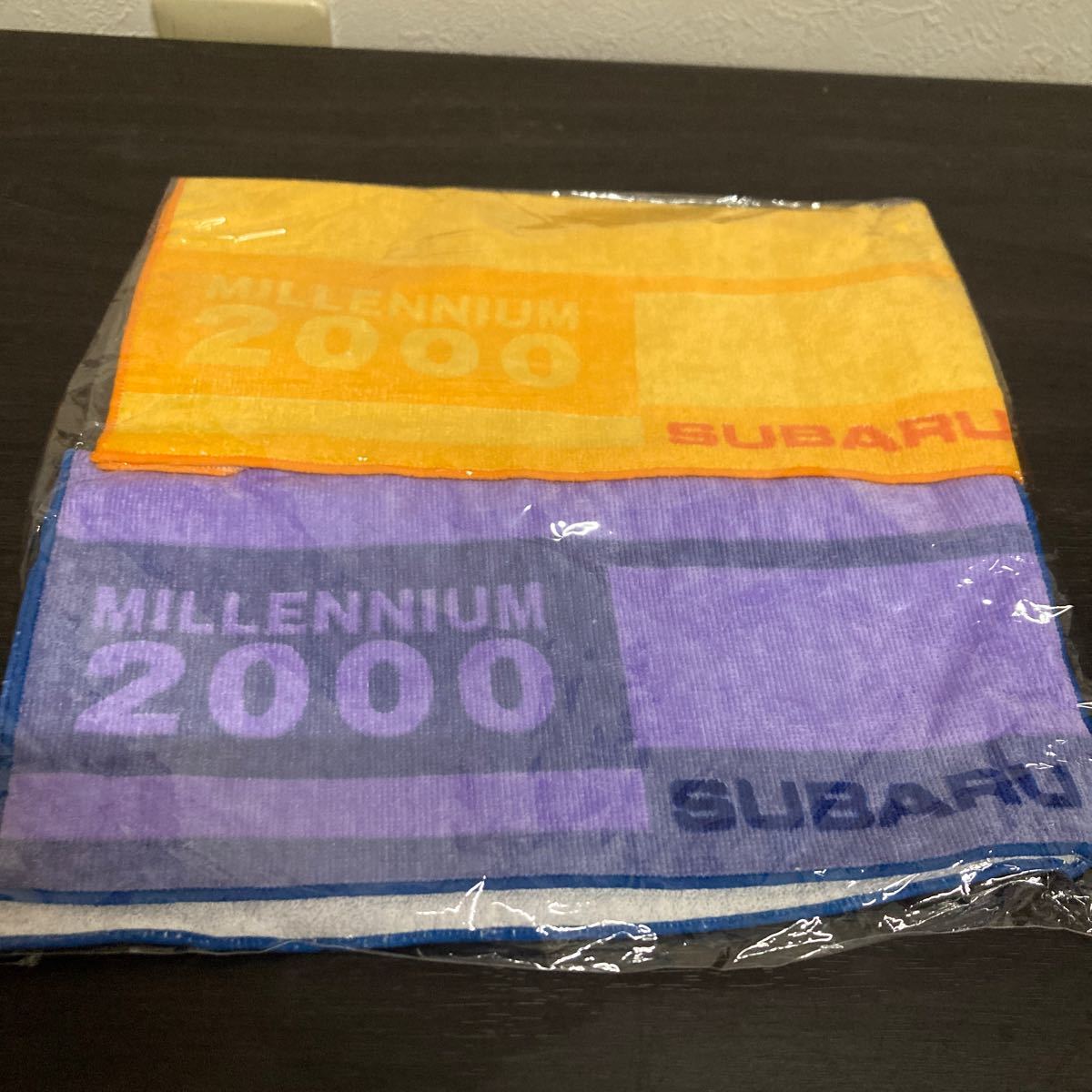 not for sale Subaru towel 2 pieces set MILLENNIUM 2000