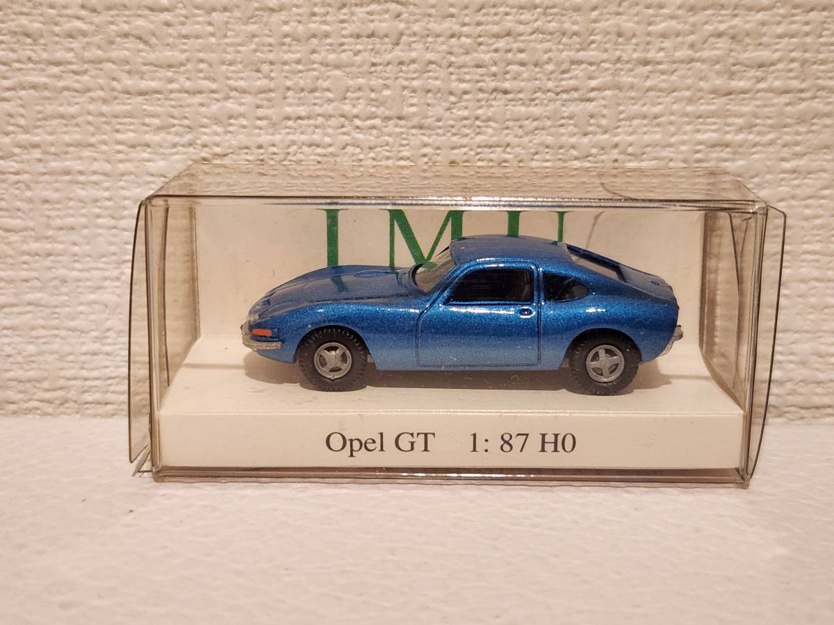 I.M.U. 1/87 オペル GT ブルー_画像1
