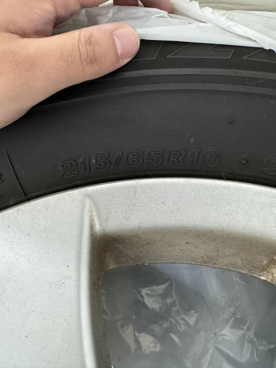 1円から売切　アルファード、ヴェルファイア等用5穴　スタッドレス　4本セット　215/65 R16 　ブリヂストン　BRIDGESTONE_画像8