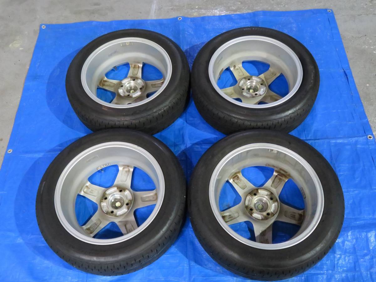 ラクティス等　ブリジストン　エコピア　175/60-R16　20年製 　8分山　6J-16 off42 PCD100 4穴 4本セット　_画像6