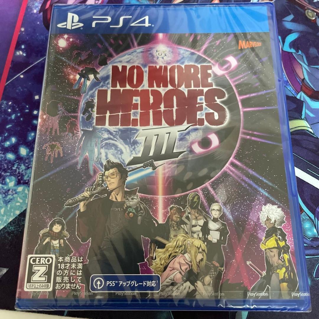 新品未開封【PS4】 No More Heroes 3 ノーモアヒーローズ　ディスク版プレステ5対応_画像1
