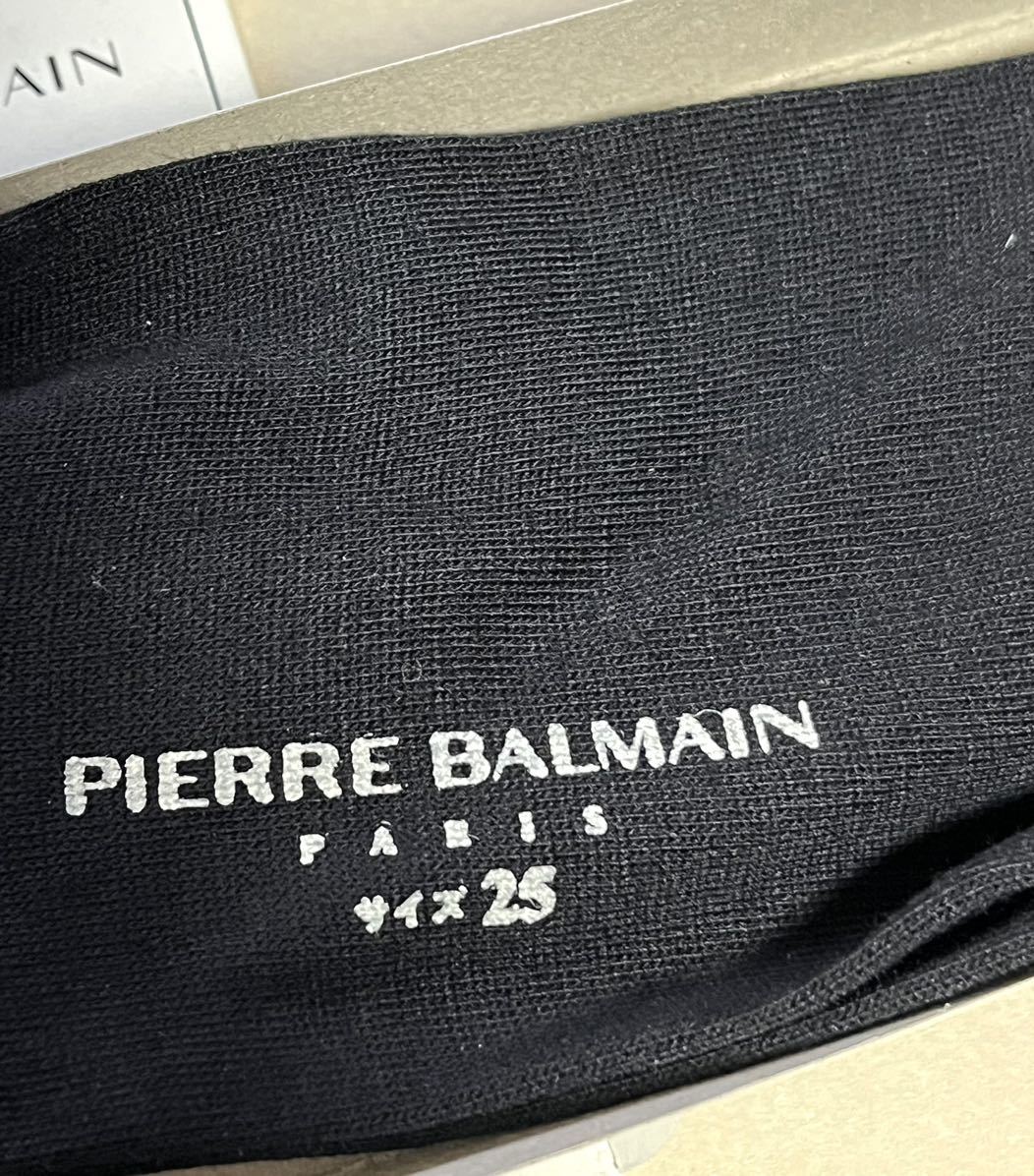 PIERRE BALMAIN★ピエールバルマン★（25cm）ウールブレンド メンズソックス ビジネスソックス 靴下/3色 未使用_画像4