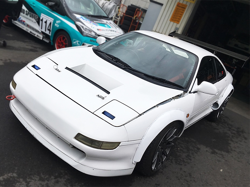 TOYOTA MR2 GT-S SW20 mileage . circuit specification [SR FACTORY] mainte passion note go in ending one-off 10 point roll cage CRUX shock absorber year unknown 