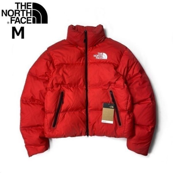 1円～!売切!【正規新品】THE NORTH FACE◆REMASTERED NUPTSE JACKET ダウンジャケット ヌプシ US 2022-23AW 入手困難 防寒(M)赤 190122-250_画像1