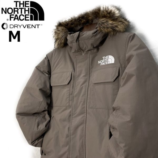 1円～!売切!【正規新品】THE NORTH FACE◆MCMURDO BOMBER JACKET マクマードボンバー ダウンジャケット US限定 撥水(M)茶② 190122-175_画像3