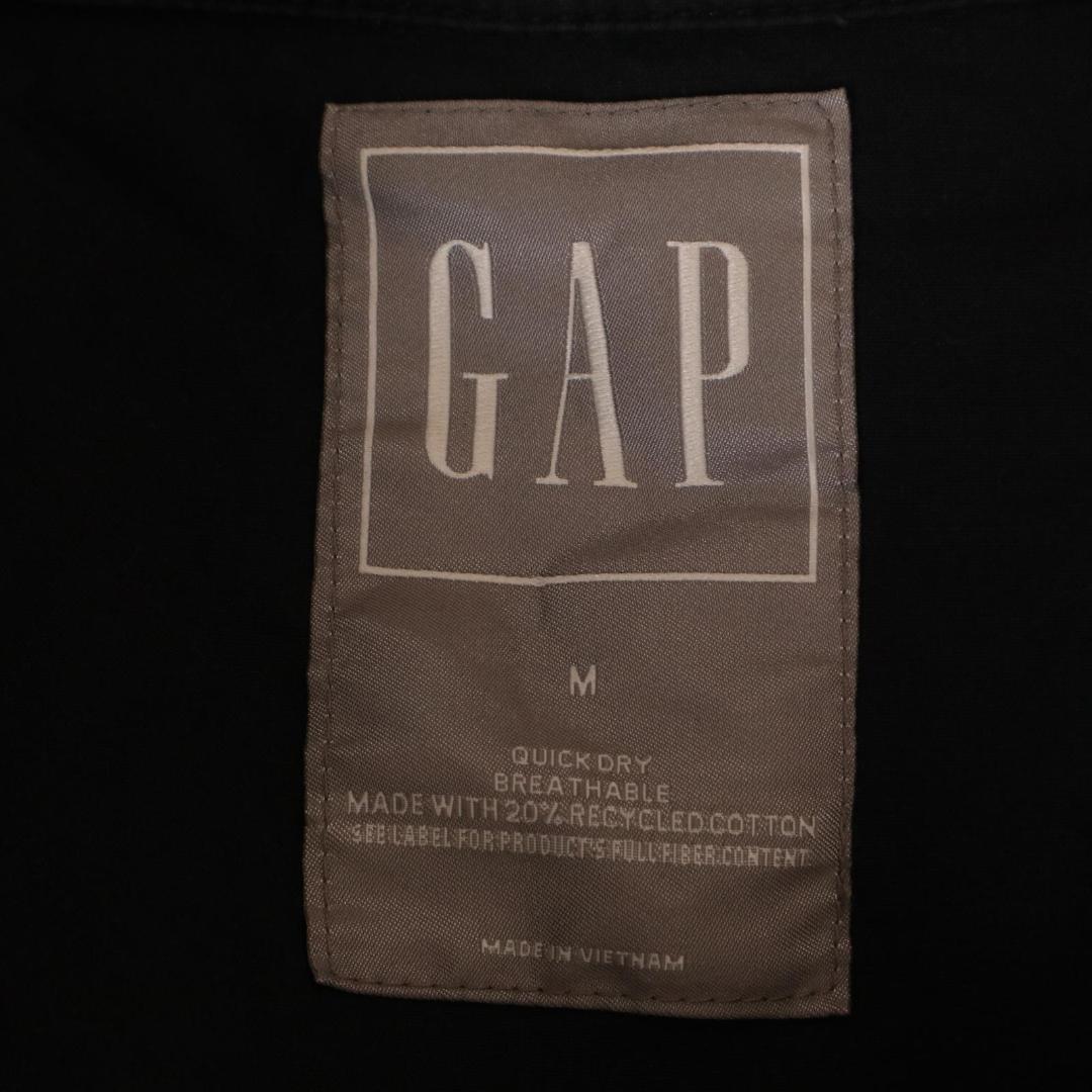 GAP ギャップ コットン ジャケット ブラック Mの画像3