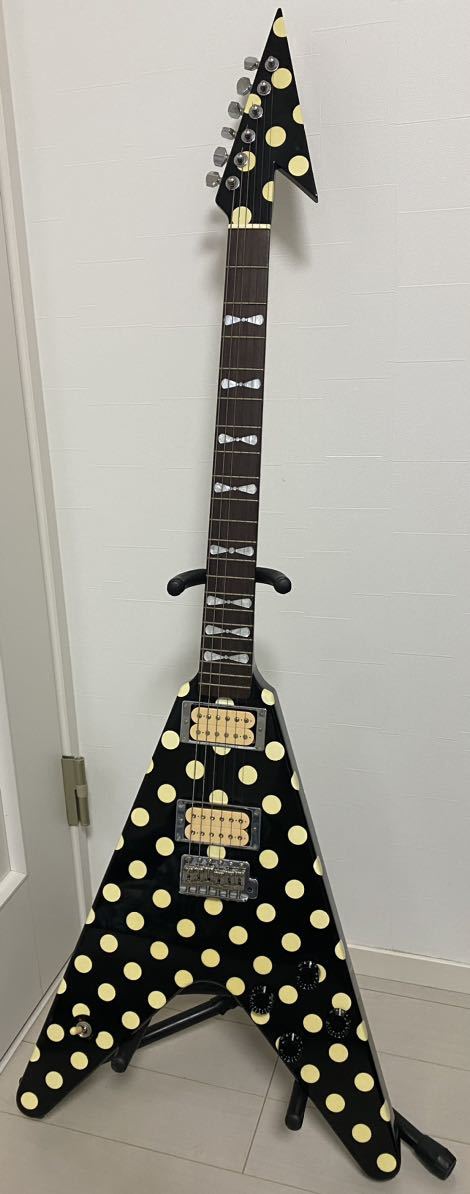 5月末迄★激レア★美品★Fernandes Randy Rhoads PolkaDot FlyingV ★ポルカドット★ランディ★RR_画像1