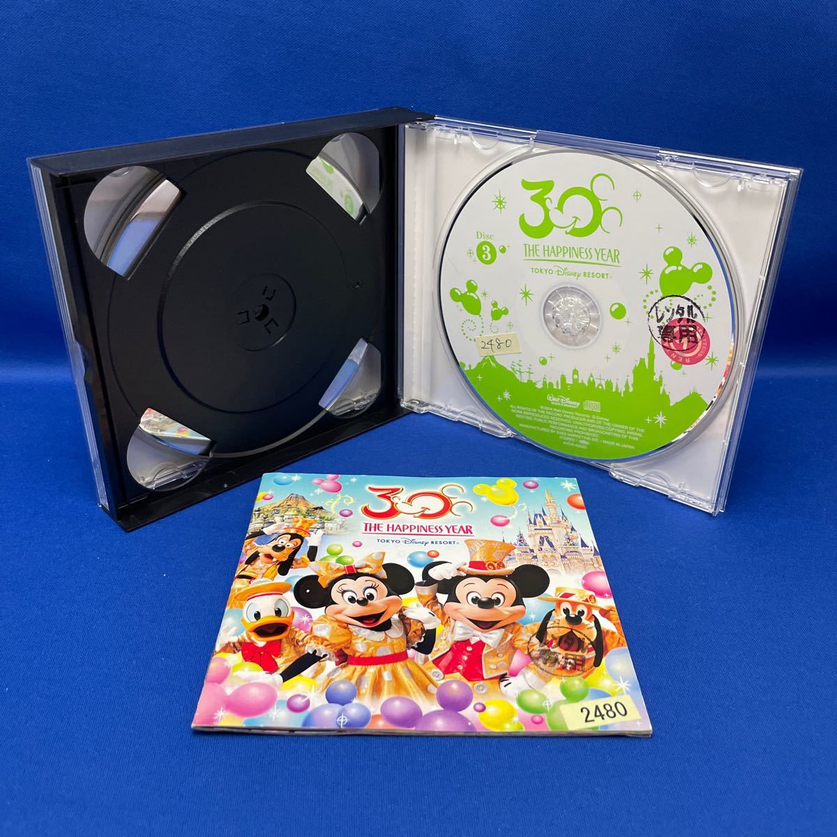 東京ディズニーリゾート 30th アニバーサリー ミュージック アルバム CD / THE HAPPINESS YEAR レンタル落ち （30周年記念）_画像3