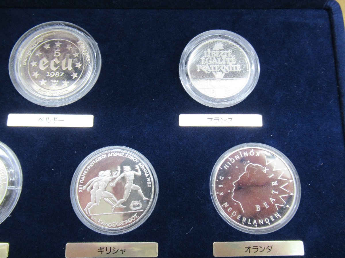 WORLD　SILVER　COINS-COLLECTOR'S　SET　銀貨　１０点　中古 G12-44◎_画像4