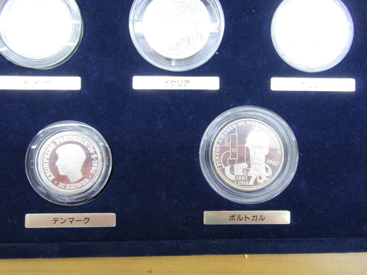 WORLD　SILVER　COINS-COLLECTOR'S　SET　銀貨　１０点　中古 G12-44◎_画像5