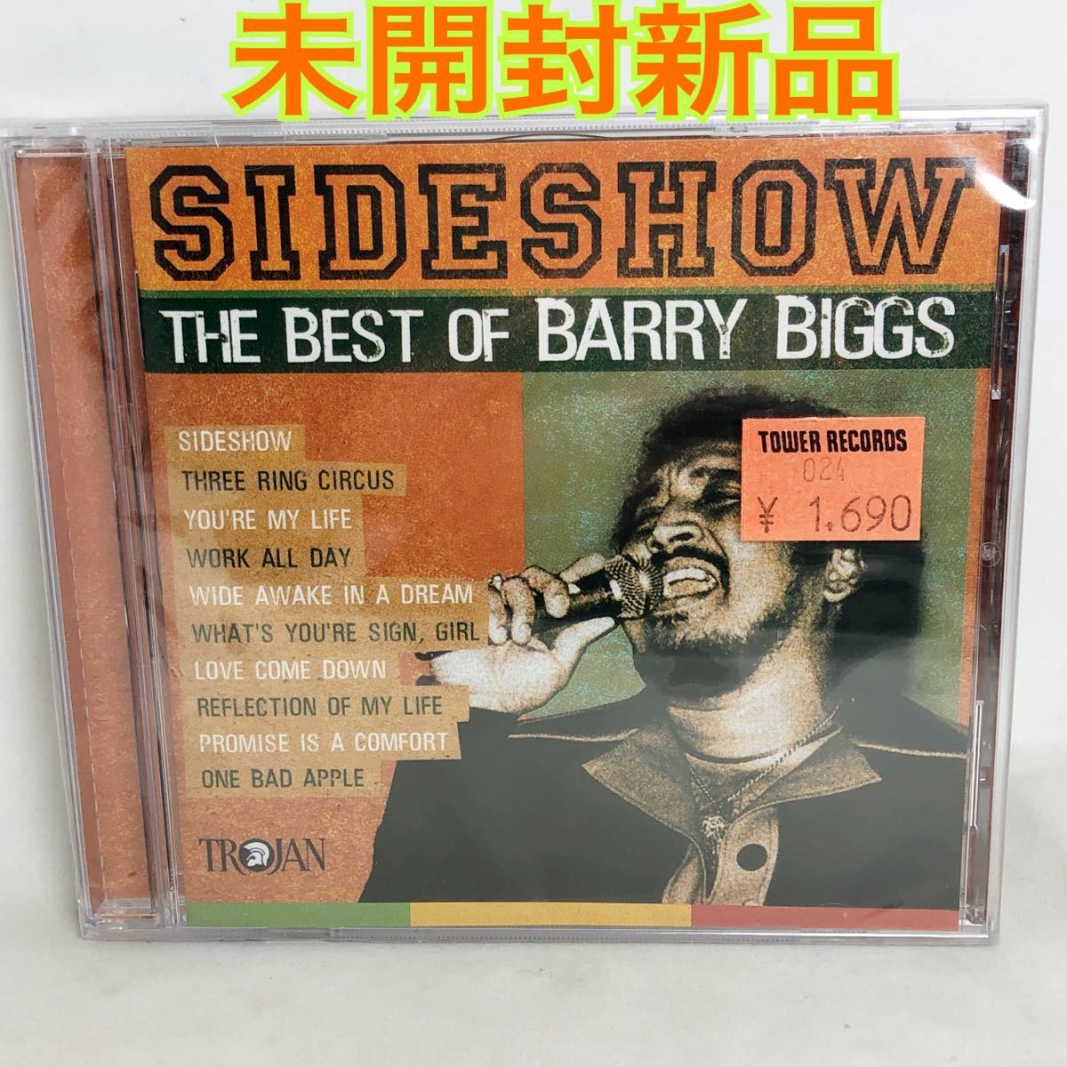 未開封新品　【輸入盤】　BARRY BIGGS BARRY BIGGS SIDESHOW - THE BEST OF バリービッグス　全23曲　EU盤_画像1
