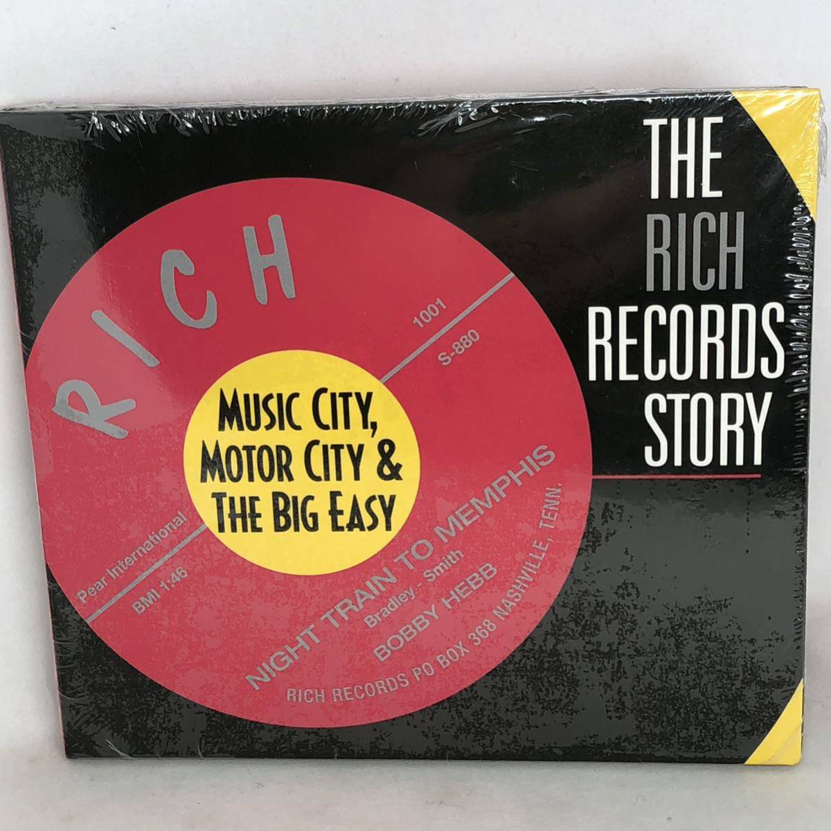 未開封新品　【輸入盤】オムニバス　RICH RECORDS STORY: MUSIC CITY MOTOR CITY & THE BIG EASY 全22曲　紙ジャケ・デジパック仕様　2007_画像2