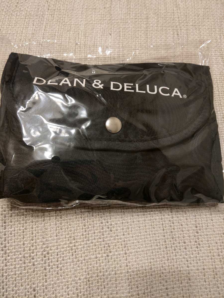DEAN&DELUCA ショッピングバッグ ブラック 黒 エコバッグ トートバッグ 折りたたみ Dean & Deluca black ディーン&デルーカ _画像3