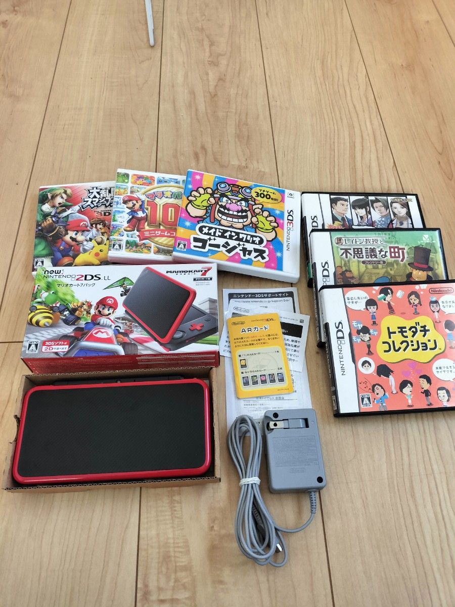 New ニンテンドー2DS LL 本体 Nintendo マリオカート7パック 赤 New ニンテンドー2DS LL 本体 Nintendo マリオカート7パック 赤