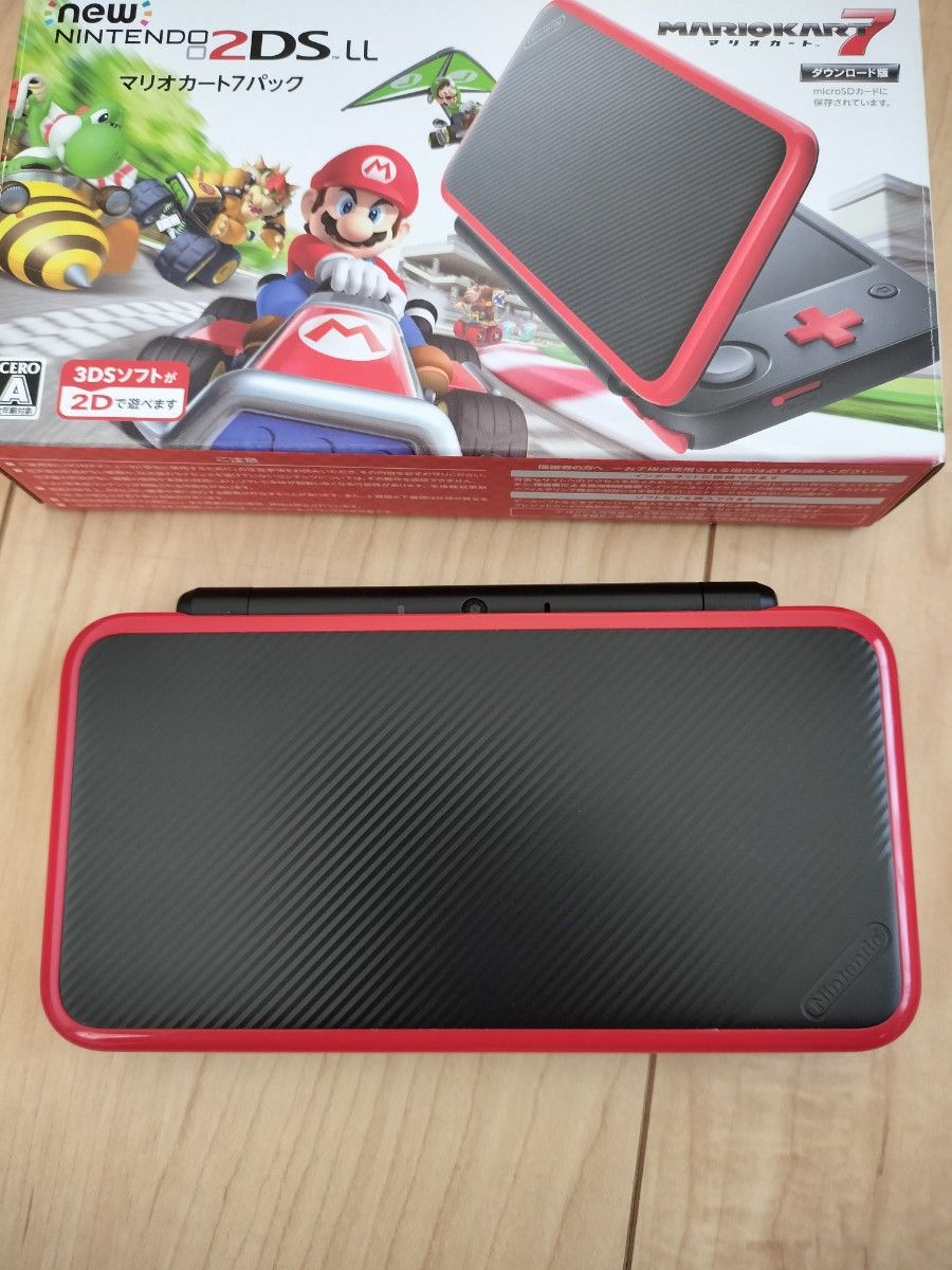 New ニンテンドー2DS LL 本体 Nintendo マリオカート7パック 赤 New ニンテンドー2DS LL 本体 Nintendo マリオカート7パック 赤