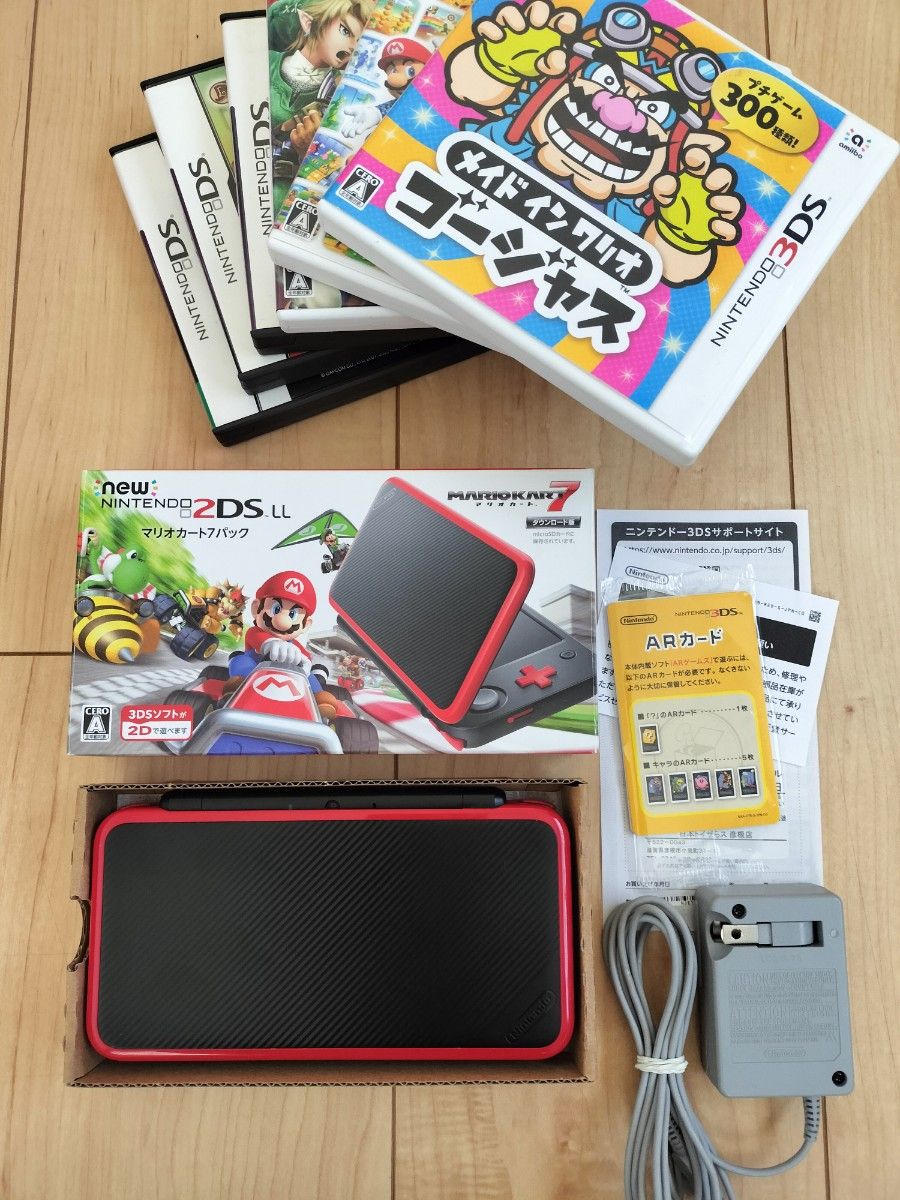 New ニンテンドー2DS LL 本体 Nintendo マリオカート7パック 赤 New ニンテンドー2DS LL 本体 Nintendo マリオカート7パック 赤